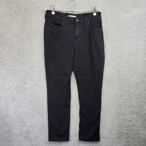 Levi's Classic Mid Rise‎ Skinny Jeans Womens S 12 (Fits 31x27) Black Streetwear